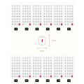 12 Sheets Number Date Label Sticker 2024 Year Planner Colorful 365 days Daily Stickers Stationery Agenda Diary Journal Stickers.