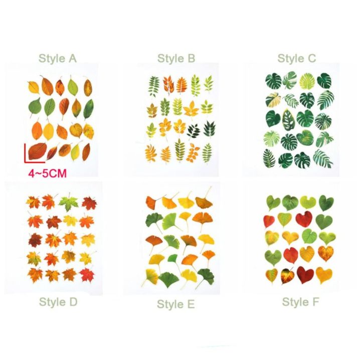 40PCS%20Green%20Leaf%20Maple%20Leaves%20Leaf%20Stickers%20Nature%20PET%20Scrapbook%20Stickers%20DIY%20Style%20Diary%20Stickers%20Album%20Journal%20-%20Image%202