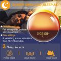 Nature Wake Up Light Alarm Clock with Sunrise/Sunset Simulation Dual Alarms FM Radio Snooze LED Atmosphere Night Light.