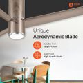 Orient Aeroslim BLDC Motor 48" Smart Inverter Ceiling Fan with IOT, Remote & Under Light (Brown). 