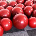 100Pcs Ruby Red Balloon Glossy Metal Pearl Latex Balloons Chrome Metallic Colors Air Balloons Wedding Party Decoration.