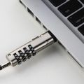 3X 4 Digital Universal Lock USB Laptop Security Cable Lock for Computer.