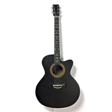 New%20Acoustic%20Guitar%2041%20Inch%20Cutaway%20Black%20Finish%20with%20Picks%20-%20High-Quality%20Musical%20Instrument%20-%20Image%209