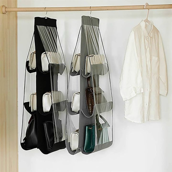 6%20Pockets%20Hanging%20Storage%20Bag%20Purse%20Handbag%20Tote%20Bag%20Storage%20Organizer%20Closet%20Rack%20Hangers%20-%20Image%204