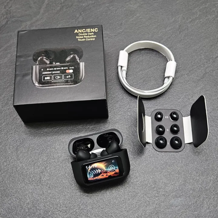 Airpods%20A9%20Pro%20Touch%20Screen%20Display%20Wireless%20Airpods_%20Bluetooth%205.4,%20Super%20Sound%20Bass%20(%20ANC+%20ENC)%20Type%20C%20-%20Image%203