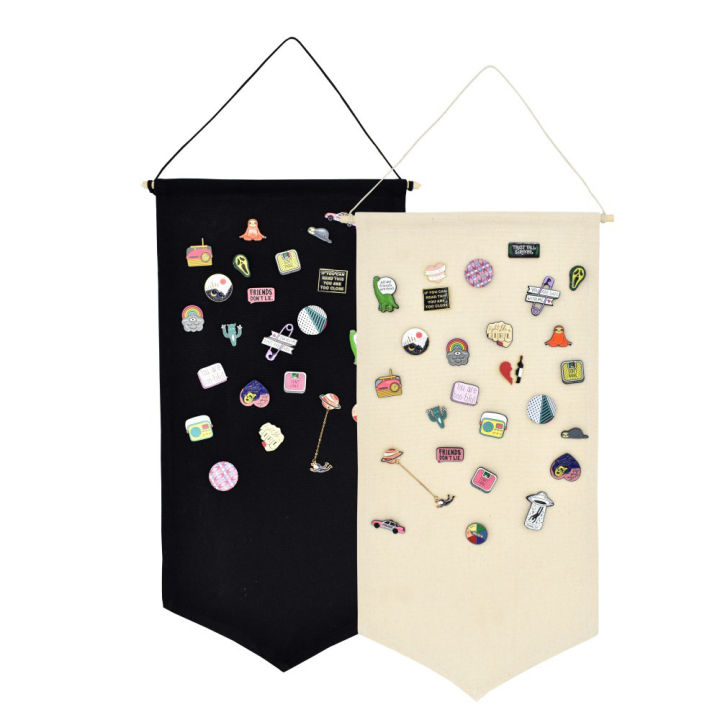 Ins%20Style%20Cartoon%20Badge%20Brooch%20Medal%20Display%20Storage%20Hanging%20Cloth%20-%20Image%206