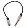 1/4 inch to 3.5mm Stereo Adapter Cable 6.35mm TRS Male to 3.5mm Female Quarter Inch Headphone Jack Converter AUX Connector Cable. 