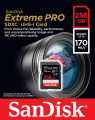 SanDisk Extreme PRO 256GB SDXC UHS-I Memory Card C10, U3, V30, 4K UHD, SD Card (200Mb/s R, 90Mb/s W) # SDSDXXD-256G-GN4IN. 