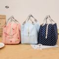 《BK 》Portable Handheld Cool Thermal Insulated Lunch Bento Bag Outdoor Storage Handbag. 