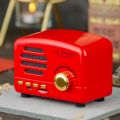 Retro bluetooth small speaker computer new mini creative gift novelty portable radio card mobile phone small speaker. 