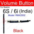 For Realme 7 7 Pro 6 6 Pro 7i 6i 6S 4G 5G Power Volume Side Button On OFF Power Volume Keys Side Buttons Replacement. 