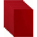 Hand Made Red Color Watercolor Art Card 300 GSM A4 Size 10 Pcs Perfect for Acrylic Water and Gouache Paint. 