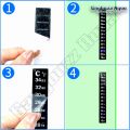 Stick-On Aquarium Thermometer Strip — Waterproof, No Battery Required.