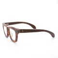 Women Vintage Wooden Glasses Frames Men Wood Eyeglass Frames Oversized Fashionable Square Retro Rx Eyeglasses Frames Optical. 