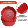 Air Fryer Silicone Liners Reusable 7.5 Inch and 8.5 Inch Air Fryer Basket Accessories (2 Pack).