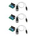 JOUYI 3X USB to RS485 RS422 Serial Converter Adapter Cable FTDI Chip for Windows 10 8 7,XP and Mac. 