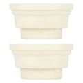 2Pcs Swimming Pool Supplies Ladder Rubber Plug Ladder Safety Bumper. 