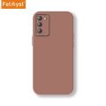 For Oppo A53s 5G Back Mobile Phone Case Simple Luxury Colorful Liquid Silicone Protect Lens Shockproof Full Soft Cover. 