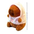 with Wings Plush Toy Hoodie Capybara Anime Fluffty Toy Cute Small Size Simulation Doll for Child Gift.