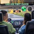 Universal Car Air Vent Mini Quartz Clocks Metal Vehicle Luminous Clock with Adhesive and Air Vent Clip Car Dashboard Clocks Fashion Accessories Suitable for Car SUV Truck Boat. 