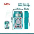 Digital Multimeter AC-600V 2000 counts TOTAL Brand same as picture. 
