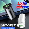 New 48W USB Type C Car Charger QC3.0 Quick Charge for iPhone 14 13 Samsung USB Charger.
