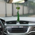 Car Hanging Du ah With Interior Rear view Mirror Decoration Heart shape-Green.
