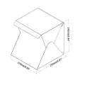 Portable Mini Photo Studio Shooting Tent With LED Light The Best Small Folding Product Lighting Kit Light Box Tent (A Set Of 5). 