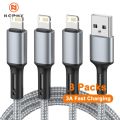 USB Cable For iPhone 14 13 12 11 Pro Max Xs X XR 8 7 6 6s Plus SE 2 Apple iPad 3A Fast Charging Data Cord Charger Long Wire 3m. 