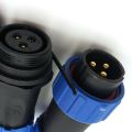 SP21 IP67 3Pin Panel Waterproof Connector Plug Socket Industrial Power Connector. 