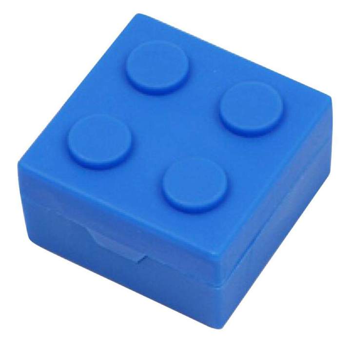 Secret Medical Pill Box Portable Mini Building Block Candy Color Medicine Pill Pills Cover Storage Box Case Holder Organizer
