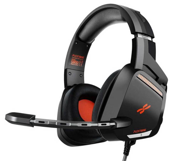 PLEXTONE G800 Gaming Headset Headphones Over-Ear Lightweight headsets with Mic for PS4, PC, Mobile Phone Headset Gamer- Black