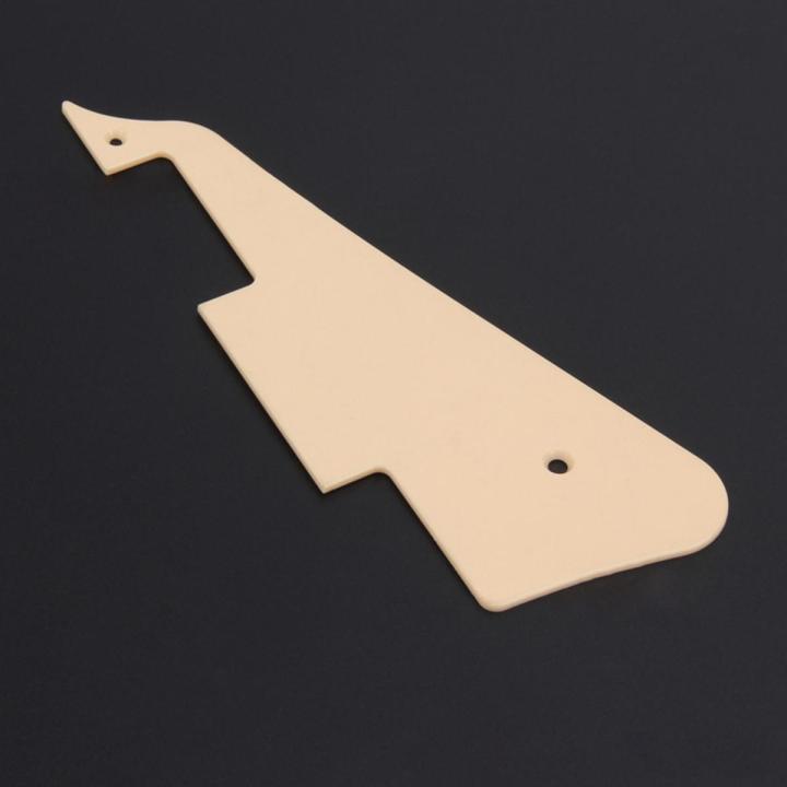 JAERBEE Guitar Pickguard Cream Single Ply Guard Plate Pickguard for Les Paul LP Guitar Parts