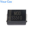 100 PCS SMC DO 214AB SMD Schottky Diode SS510 SS310 SS56 SS54 SS36 SS34 SK54.
