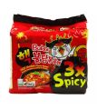 Samyang Buldak Hot Chicken Flavor Ramen 3X Family Pack 700gm KR 5pcs pack. 