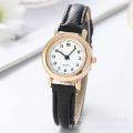 Hot Selling Watch Female Student Korean Simple Cute Junior High School Retro Artistic Thin Strap Small Dial Couple Watch. 