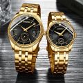 CHENXI Fashion Brand Watches Women Men Quartz Watch Luxury Golden lovers' Wristwatches Creative Clock Watches relojes hombre.