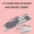 PC POWER RGB KEYBOARD  AND MOUSE COMBO. 