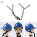 Chin Strap Quick Release Buckle Cupped Hard Hat Chin Strap Attachment Horizontal Hole Gray.