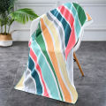 Superfine Fiber Beach Towel Is Soft And Easy To Absorb Water, Sports Shawl Towel, Quick Drying Swimming Print Bath Towel. 