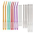 Bent Tip Needle Aluminum Stainless Steel Knitting for Weave Sewing Stitching. 