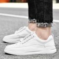 Leather Mens Shoes lace up Low Top Red Bottom Shoes mens Loafers Fashion Casual Shoes men white Shoes man sneakers. 