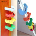 （NEW）5Pcs OF Lot Safety Gate Products Newborn Care Cabinet Locks Straps Animal Baby Security Door Card Protection Tools Baby Saftey. 