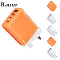 Baoer USB Fast Wall Charger Block 4-interface PD Power Adapter Fast Charging Plug Box Brick Cube For Laptops Smart Phone Tablet PC. 