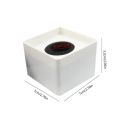 Microphone Logo Flag Station Square Shaped In-terview KTV Mic Station Cube Interviews Box ABS Prop Stand News Reporter Injection. 
