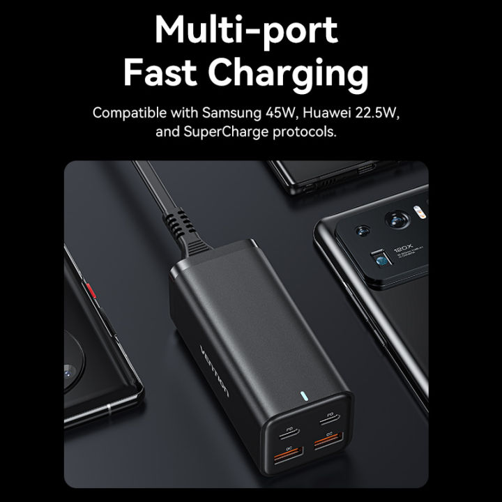 Vention%20100W%20GaN%20Charger%20fast%20Charger%20Type%20C%20Adapter%20iphone%20Four%20ports%20fast%20charging%20%202USB-C%20+%202USB-A%20Charger%20Macbook%20Samsung%20Xiaomi%20Huawei%20Vivo%20Charger%20Adapter%20USB%20Plug%20Socket%20USB%20C%20Adapter%20Quick%20PD%20Charger%20-%20Image%206