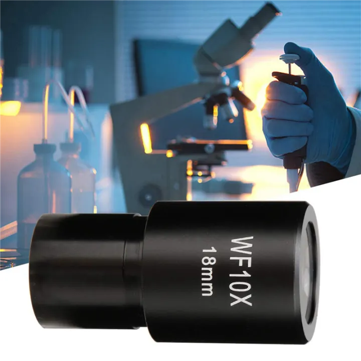 20pcs%2010X%20Microscope%20Eyepiece%20Wide%20Angle%20Optical%20Lenses%20Adapter%20Field%2018mm%20Professional%20Ocular%20Lens%20Standard%20-%20Image%203