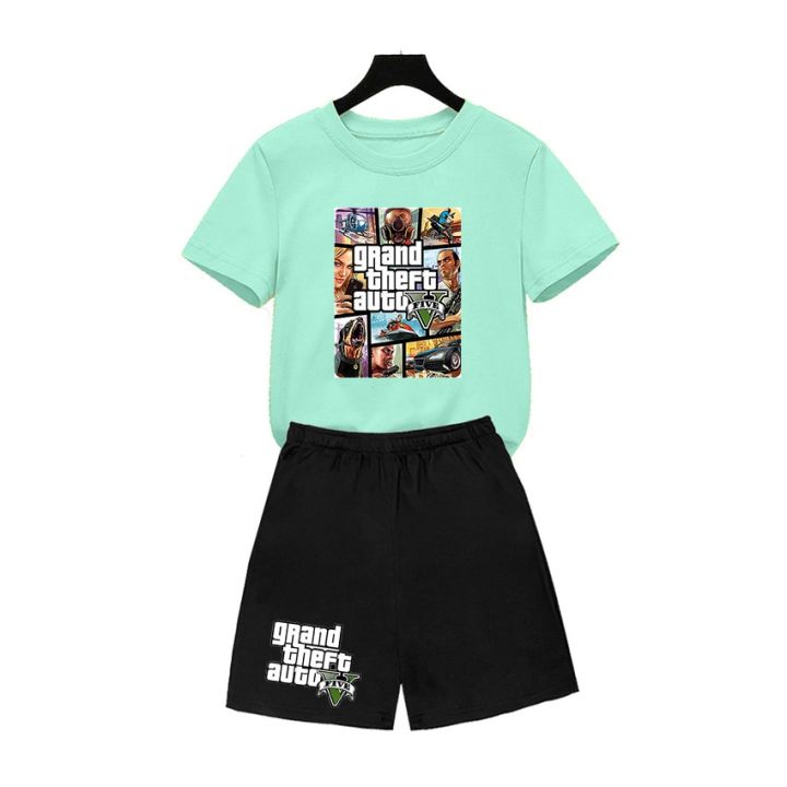 Grand%20Theft%20Auto%20Gta%20T%20Shirt%20kid%20Street%20Gta%205%20T%20Shirt%20boys%20and%20girls%20Tshirts%20children's%20clothing%20girl%20clothing%20Oversized%20t-shirt%20-%20Image%206
