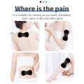 EMS Back Neck Massager Remote Control Rechargeable Therapy Electric Muscle Stimulator Portable Cervical Massager Reduce Pains. 