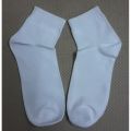 Solid White Color Socks for Men's Moisture Wicking With Very Light Weight With Soft Finish Pack of 4 Pairs. 
